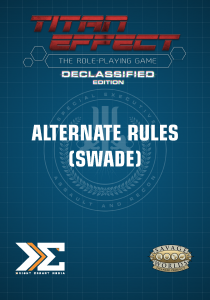 Alternate Rules (SWADE) cover.