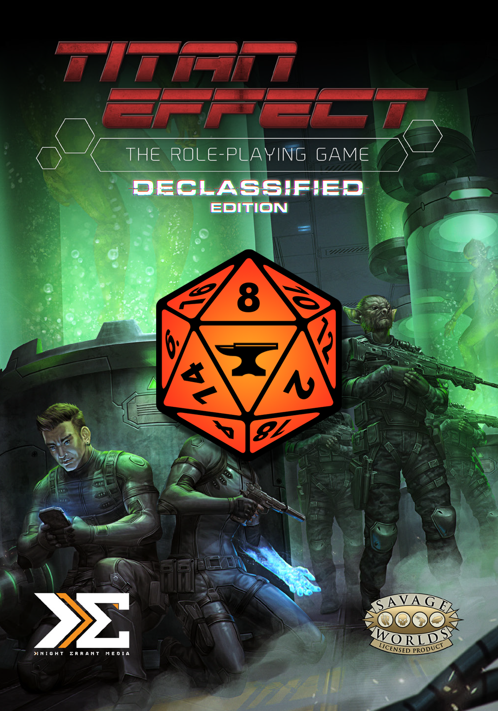 Titan Effect RPG: Declassified Foundry cover.