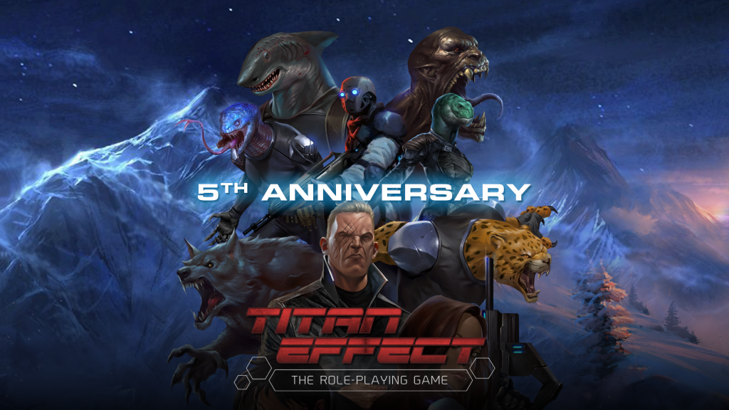 Titan Effect Fifth Anniversary promo image.